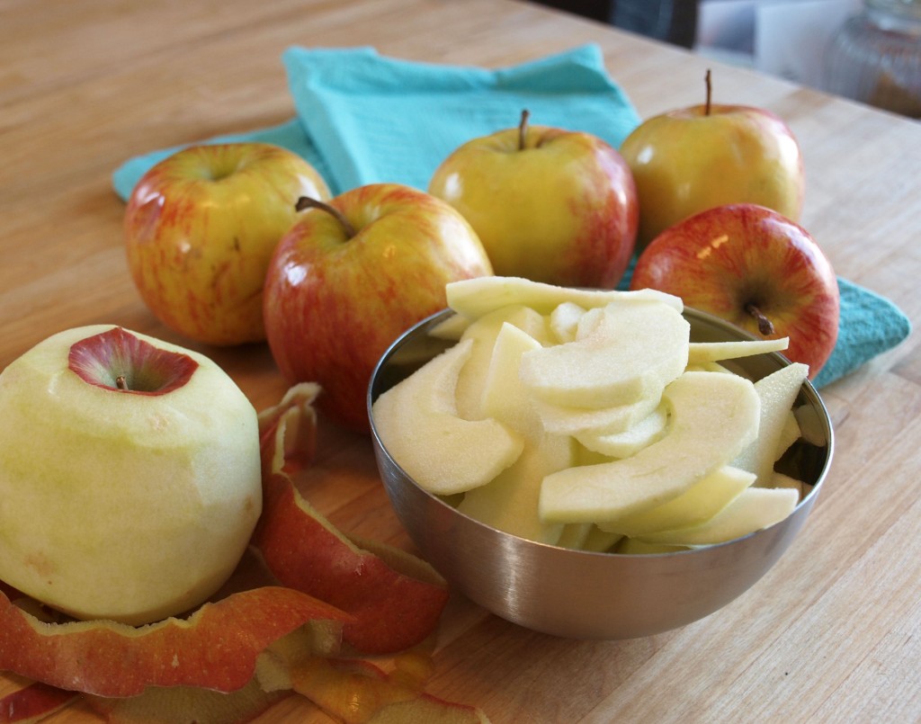 Ingrediënten gedroogde appels 